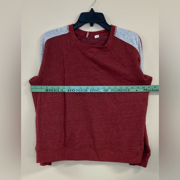 Marine Layer Varsity Raglan in Rosewood - Picture 2 of 7